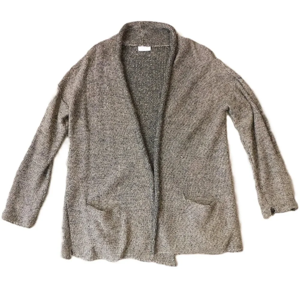 John Elliott Linen Cotton Shawl Collar Open Cardigan | Dark Gray | EUC | Small - Picture 10 of 10